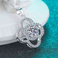 1 Carat Moissanite 925 Sterling Silver Necklace 💜