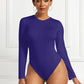 Women's Ava Round Neck Long Sleeve Bodysuit