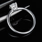 1 Carat Moissanite 925 Sterling Silver Solitaire Ring 💜