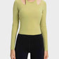 Halter Neck Long Sleeve Sporty Top