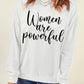 Women's Full Size WOMEN ARE POWERFUL Graphic Sweatshirt