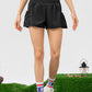 Elastic Waist Pocketed Active Shorts