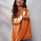 Full Size Ghost Pattern Round Neck Long Sleeve Sweater