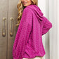 BiBi Brushed Checker Drawstring Long Sleeve Hoodie - Brand BiBi