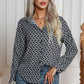 Printed Buttoned Long Sleeve Shirt