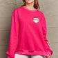 Simply Love Full Size Christmas Themed Letter Graphic Long Sleeve Sweatshirt