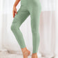 QUINN AMIR Ribbed Detail Leggings