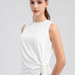 Slit Round Neck Tank