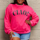 Simply Love Full Size CIAO！Round Neck Sweatshirt
