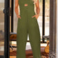 BeautifyJumpers Smocked Spaghetti Strap Wide Leg Jumpsuit
