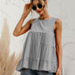 Round Neck Tiered Tank