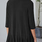 Open Front Ruffle Trim Cardigan