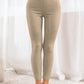 QUINN AMIR Ribbed Detail Leggings