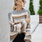 Round Neck Dropped Shoulder Sweater