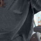 Ribbed Round Neck Drop Shoulder Sweatshirt