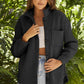 Full Size Button Down Collared Jacket