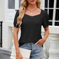Eyelet Short Sleeve T-Shirt