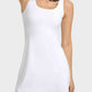 Women's Cressida Square Neck Sports Tank Dress with Full Coverage Bottoms