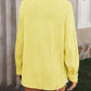 Button Up Dropped Shoulder Shirt