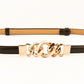TranquilNights PU Skinny Belt
