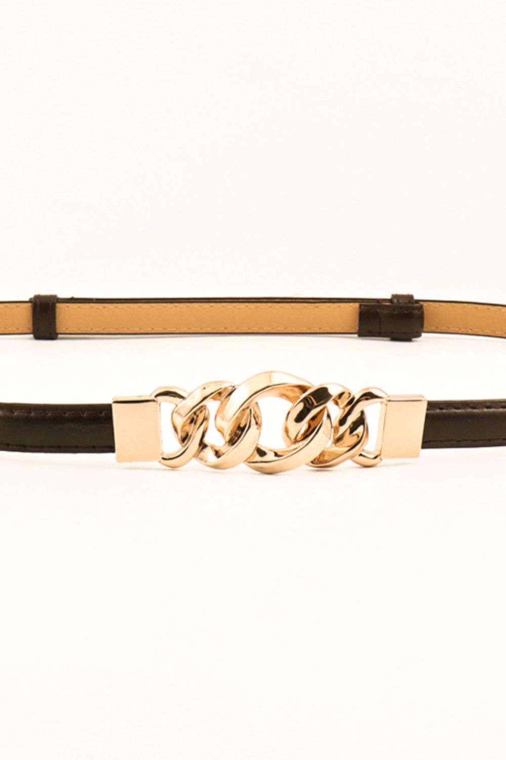 TranquilNights PU Skinny Belt