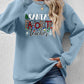 Christmas Themed Letter Graphic Sweatshirt