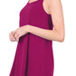 Full Size Spaghetti Strap V-Neck Flowy Tunic Cami