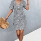 Women's Printed Button down Pocketed Dress