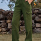 Manny High Waist Cargo Straight Jeans