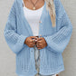 Openwork Button Front Cardigan