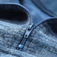 Women's Full Size Heathered Quarter-Zip Sweatshirt