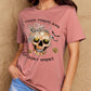 Simply Love Full Size Halloween THICK THIGHS AND SPOOKY VIBES Graphic Cotton T-Shirt