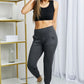 Leggings Depot Full Size Wide Waistband Cropped Joggers