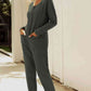 Buttoned Drop Shoulder Pocket Jumpsuit