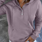 Full Size Dropped Shoulder Long Sleeve Hoodie with Pocket