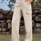 Manny High Waist Cargo Straight Jeans
