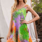 Tie-Dye Sleeveless Dress with Pockets