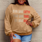 Simply Love Full Size Letter Graphic Round Neck Sweatshirt