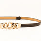 TranquilNights PU Skinny Belt
