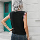 Geometric V-Neck Sweater Vest