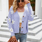 Flower Pattern Button Front Cardigan