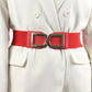 Jessica Anne Beauty Double D Buckle PU Belt