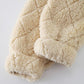 Full Size Fuzzy Pocketed Zip Up Jacket