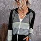 Full Size Zip-Up Raglan Sleeve Openwork Hooded Cardigan