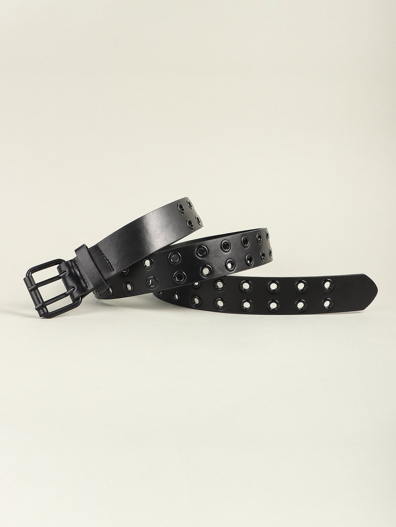 Women's Grommet PU Leather Belt