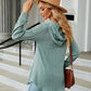 Full Size Long Sleeve Hooded Blouse