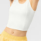 Round Neck Wide Strap Active Tank