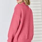 Open Front Dropped Shoulder Cardigan