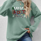 Christmas Themed Letter Graphic Sweatshirt