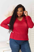 Culture Code Full Size Wide Notch Relax Top *